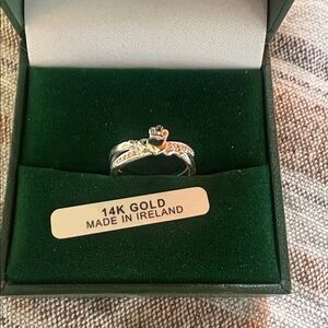 14K Gold Claddagh Ring
